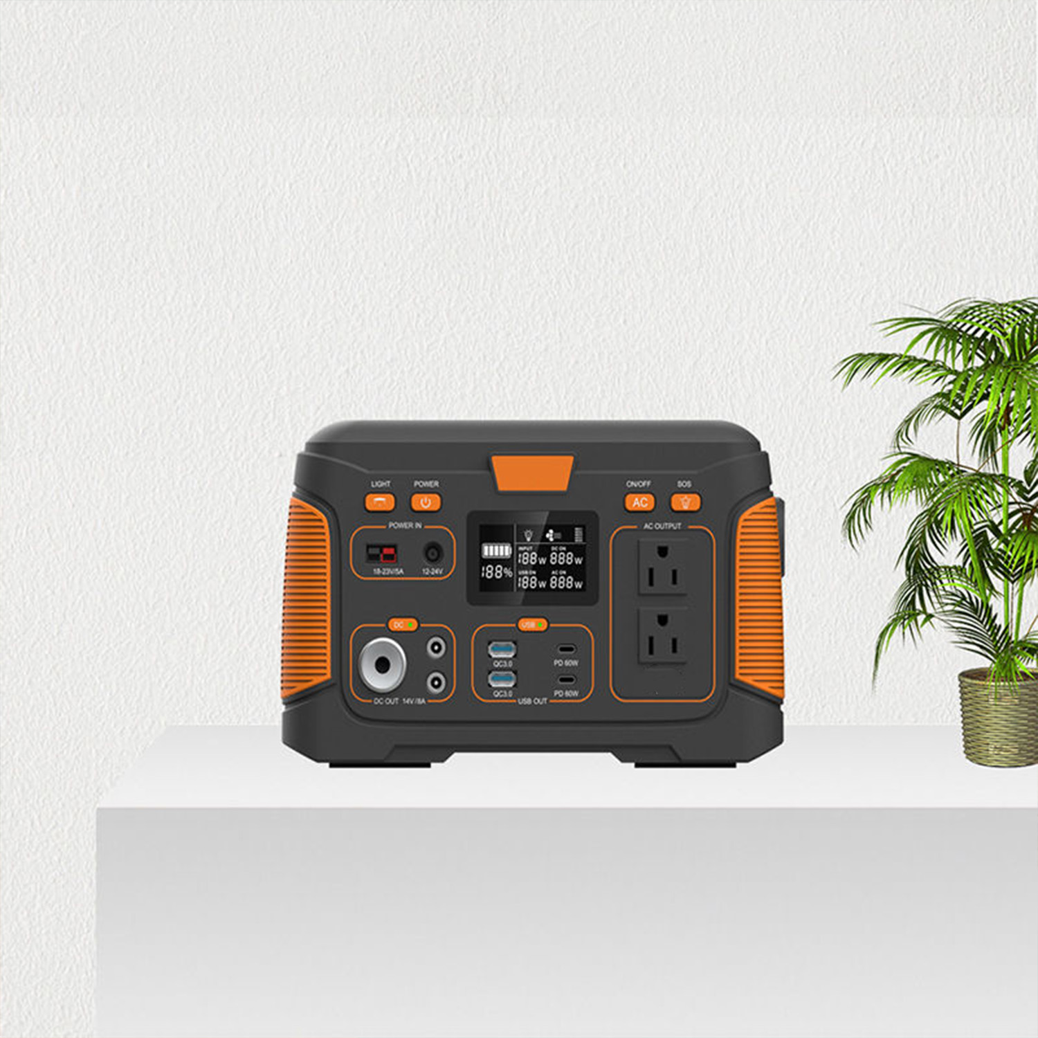 500W 12V 300Ah ODM Portable Power Station for Commercial | Battery Generator, RV, Solar Generator