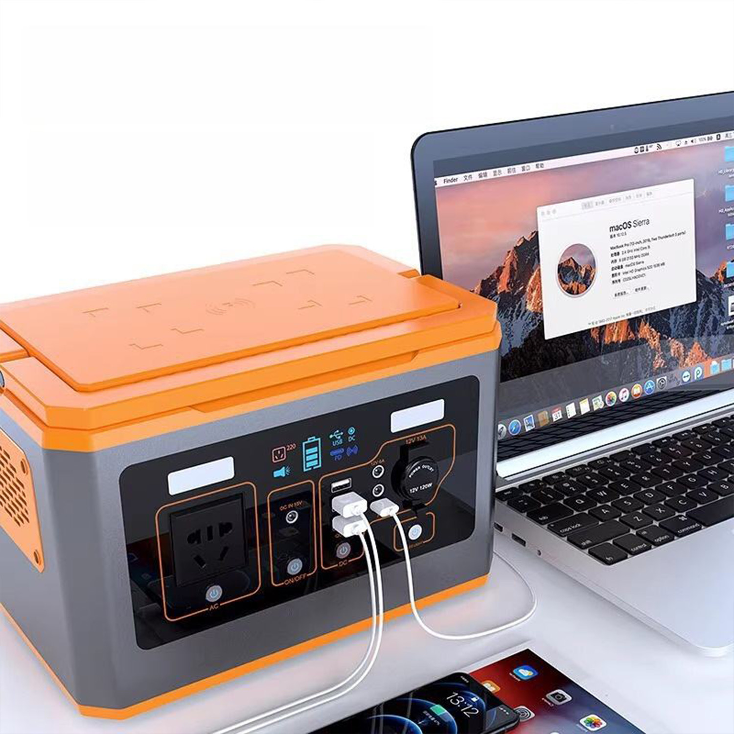 500W 96V 100Ah Custom Portable Power Station for Camping | ODM, OEM, Off Grid