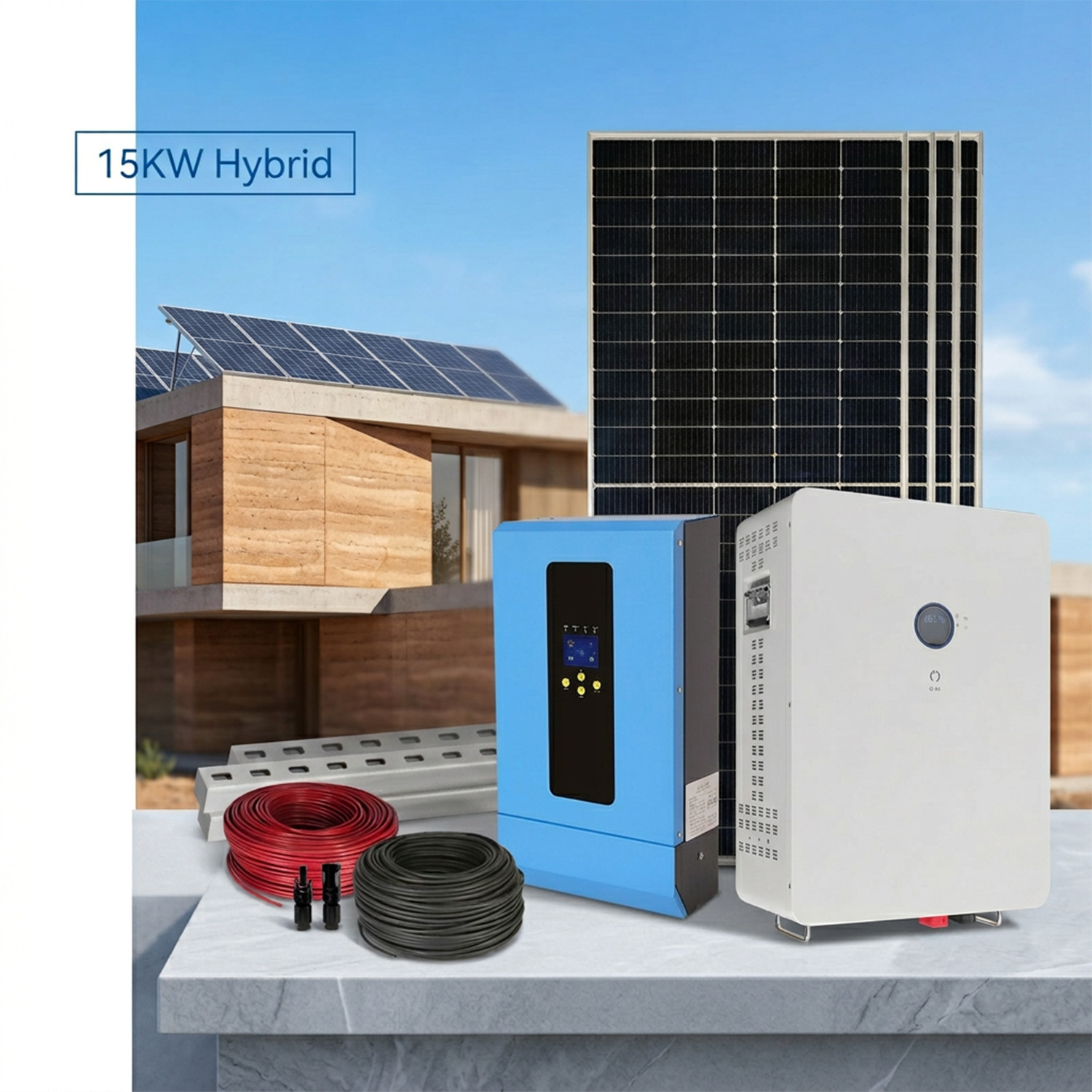 300W 51.2V 200Ah ODM Solar Energy Storage System for RV | Wall Mounted, BESS, Industrial ESS