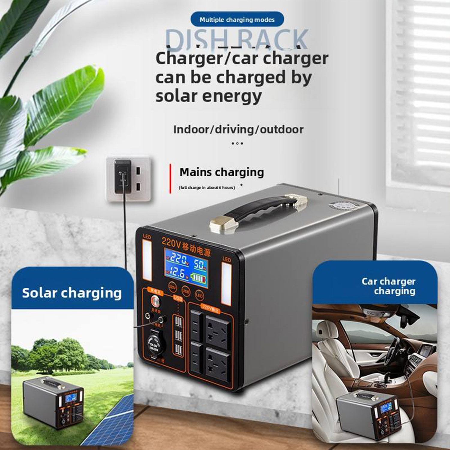 1500W 96V 300Ah Private Label Portable Power Station for Commercial | ODM, Solar Generator, LiFePO4