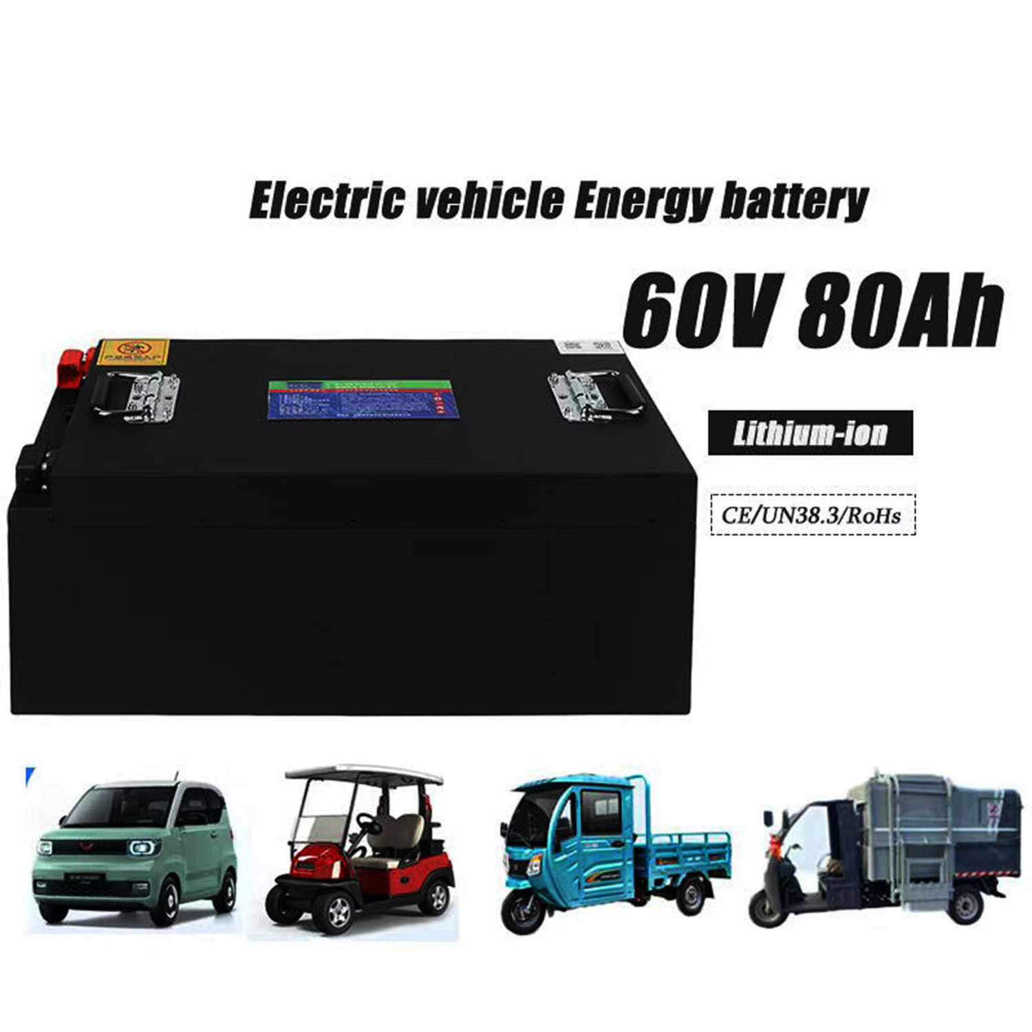 1500W 12V 100Ah OEM Vehicle Lithium Battery for Camping | Golf Cart Battery, Marine Battery, ODM