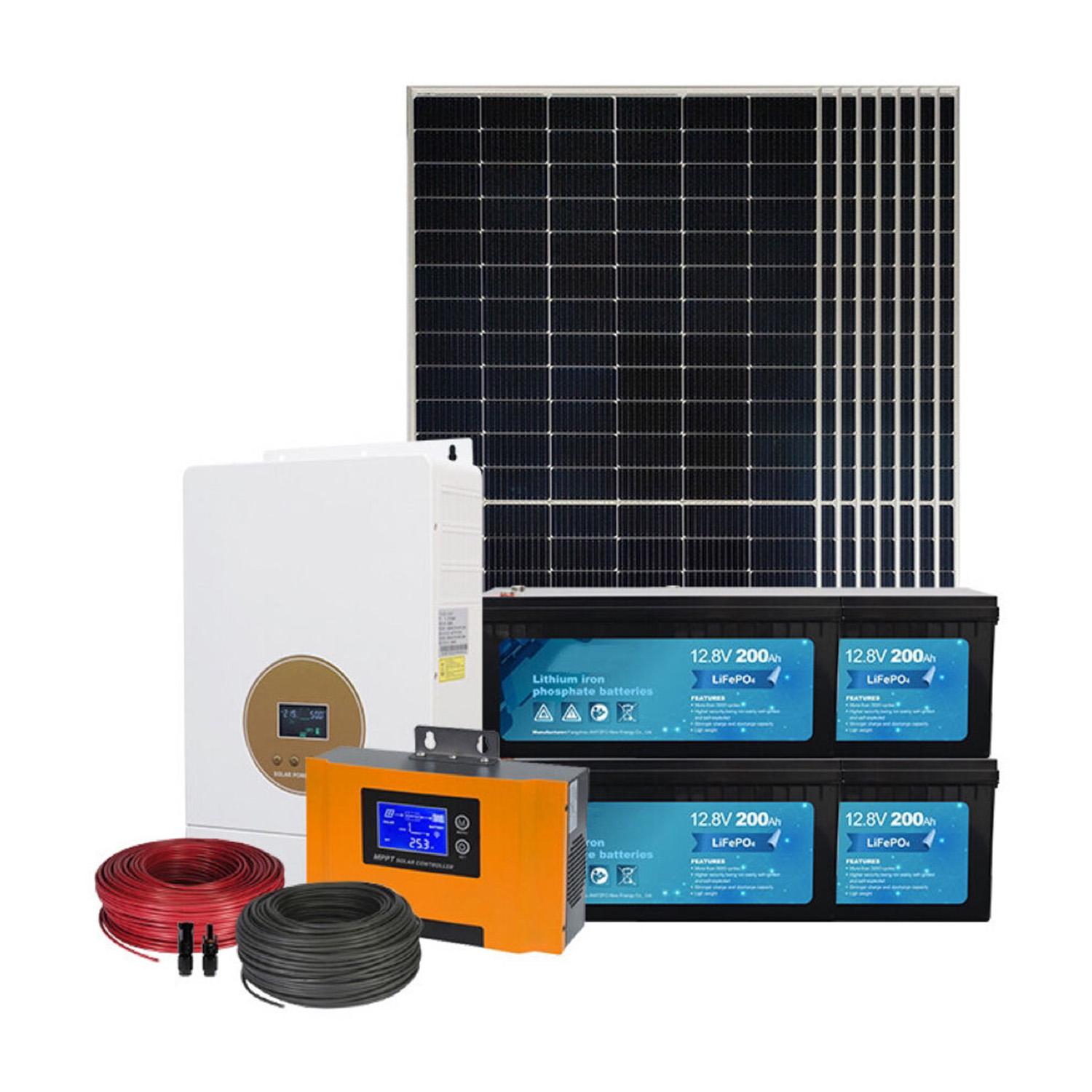300W 96V 100Ah ODM Solar Panel Solution for Camping | Bifacial, Portable, Home PV
